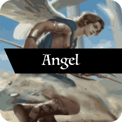 A button leading to the "angel" page