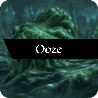 A button leading to the "ooze" page